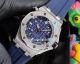 Copy Audemars Piguet Royal Oak Offshore Watch Blue Dial Steel Case Blue Rubber Strap (2)_th.jpg